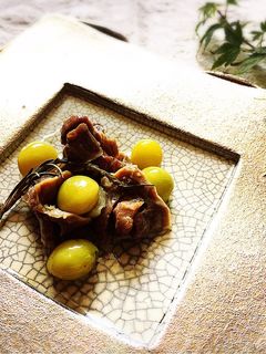 砂肝と銀杏のコンフィ-レシピのメイン写真