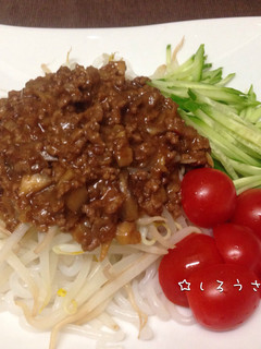 糖質オフ♪舞茸肉味噌でモリモリもやし白滝-レシピのメイン写真