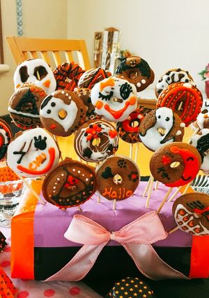 プチプラスィーツ　ハロウィンドーナツ-レシピのメイン写真