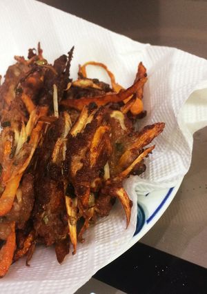 冷めても美味しい！金平のかき揚げ-レシピのメイン写真