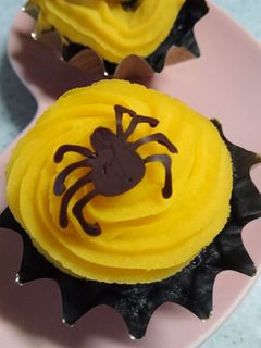 市販のMIXでハロウィンカップケーキ-レシピのメイン写真