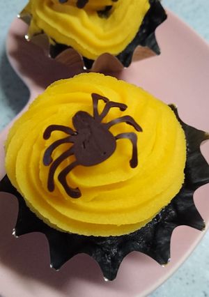 市販のMIXでハロウィンカップケーキ-レシピのメイン写真