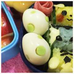 รูปของ 簡単可愛い水玉うずら卵♬イースターに♡