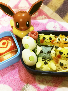 ポケモンのキャラ弁当♪遠足のお弁当に。-レシピのメイン写真