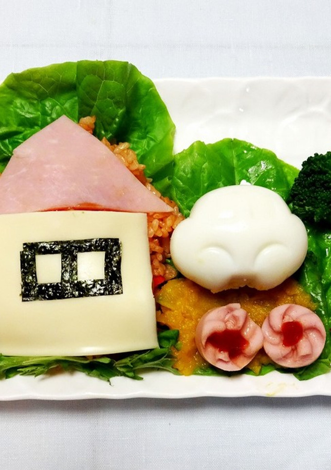 部屋とくるまと宇宙人♪デコオムライス-レシピのメイン写真