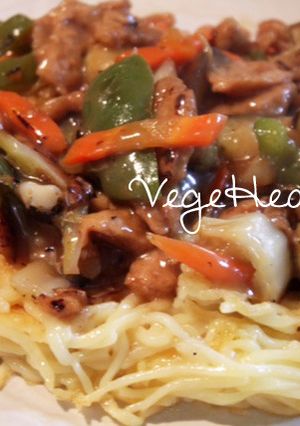 米粉麺たっぷり野菜甘酢あんかけ堅焼きそば-レシピのメイン写真