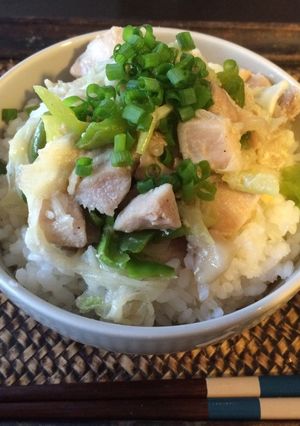 神楽南蛮のガツガツ食べれる鶏塩丼-レシピのメイン写真