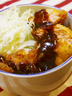 鮭の味噌カツ丼-レシピのメイン写真