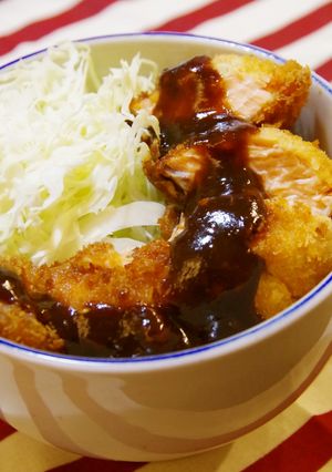鮭の味噌カツ丼-レシピのメイン写真