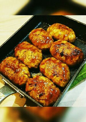 ♪開けてびっくりヘルシーつくね♪-レシピのメイン写真