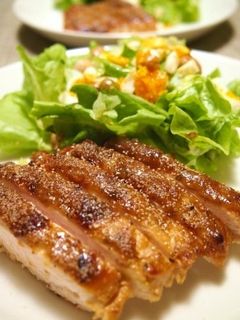 鶏ムネ肉で こく旨オイスターマヨ焼き♪-レシピのメイン写真