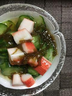 簡単きゅうりとカニカマの酢の物-レシピのメイン写真