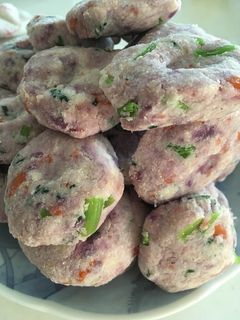 わんちゃん用 紫芋ハンバーグ-レシピのメイン写真