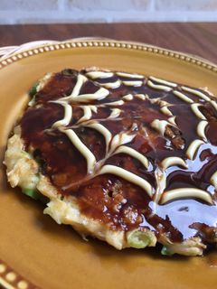 ダシダでヘルシー♪肉なしお好み焼き-レシピのメイン写真