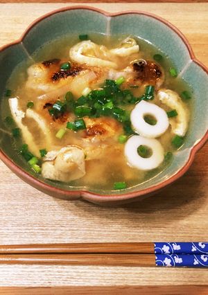 朝ごはん♪薄切りもちでお味噌汁-レシピのメイン写真