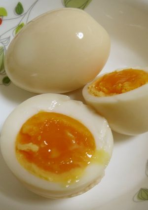久原本家「あごだしつゆ」で 味付け卵-レシピのメイン写真