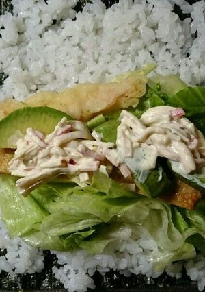 みんこんちの アボカドサラダ巻き 節分も-レシピのメイン写真