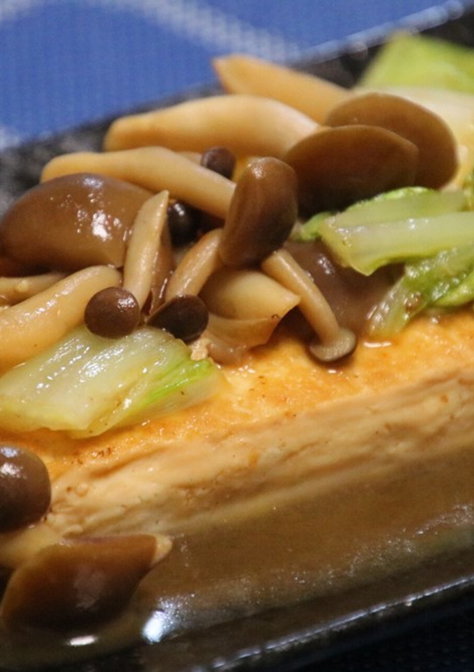 簡単10分✨白菜とシメジの豆腐ステーキ-レシピのメイン写真