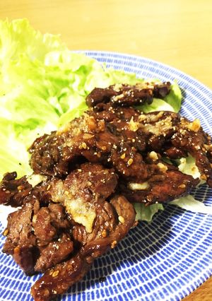 【スタミナ満点】牛肉カルビ にんにく焼き-レシピのメイン写真