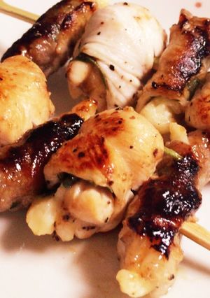 チーズと梅肉ソースの豚肉巻き-レシピのメイン写真