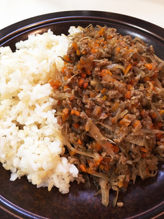 ひき肉と野菜のうま味丼 #うちの-レシピのメイン写真