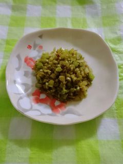 簡単♪常備菜に!大根の葉(茎)ゴマ油炒め-レシピのメイン写真