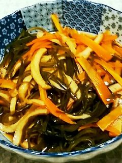 切昆布と人参の甘辛煮-レシピのメイン写真