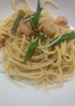 簡単エビと明太子のパスタ-レシピのメイン写真