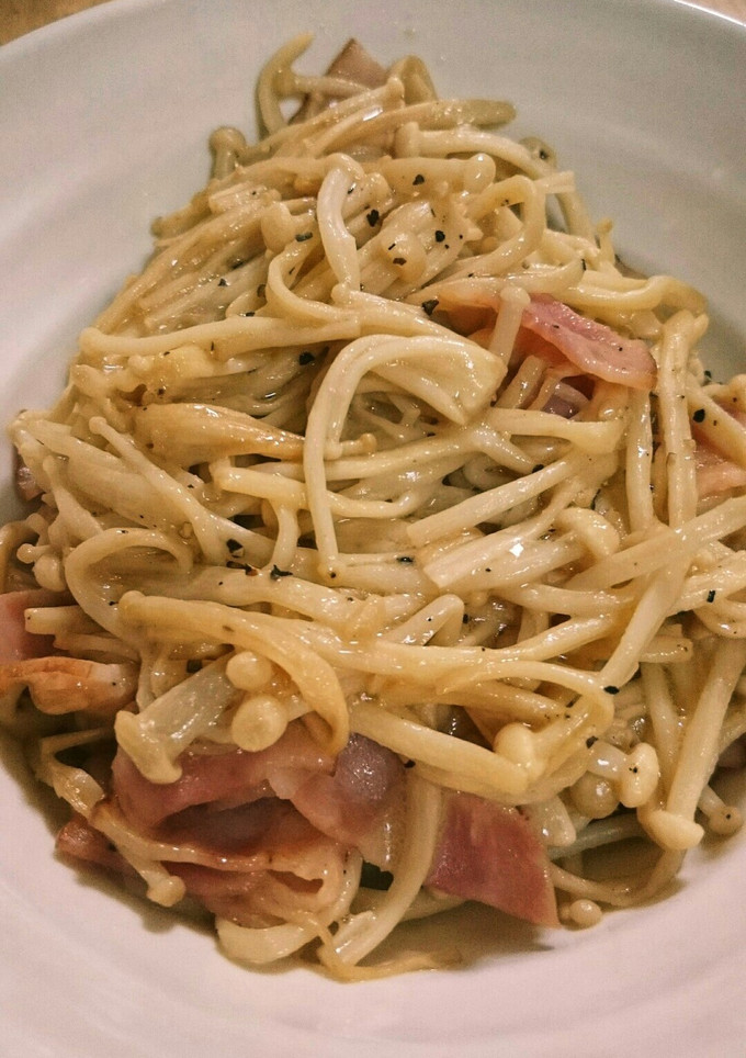 えのきとベーコンの醤油マヨ炒め-レシピのメイン写真