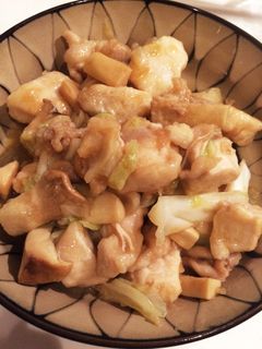 鶏胸肉とエリンギのガリマヨ醤油炒め-レシピのメイン写真