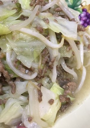 豚ひき肉と野菜のとろ〜り♫野菜炒め-レシピのメイン写真