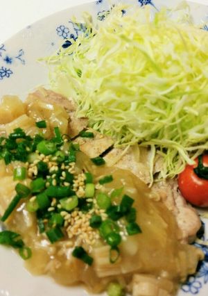 母の味☆とろ～り玉葱ソースのトンテキ❤-レシピのメイン写真