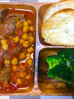 炊飯器で簡単☆牛肉とひよこ豆のトマト煮-レシピのメイン写真