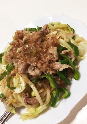 絶品(‾∇‾)塩焼きうどん-レシピのメイン写真