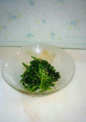 ５分クッキング♪ほうれん草ナムル-レシピのメイン写真