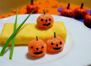 ハロウィン☆大根と人参おろしでかぼちゃ♪-レシピのメイン写真