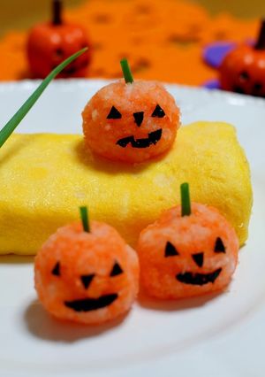 ハロウィン☆大根と人参おろしでかぼちゃ♪-レシピのメイン写真