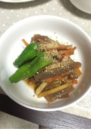 こんにゃくと新しょうがのきんぴら-レシピのメイン写真