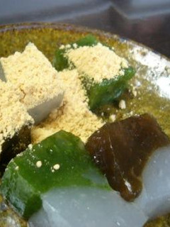 レンジで簡単! 3色わらびもち♪-レシピのメイン写真