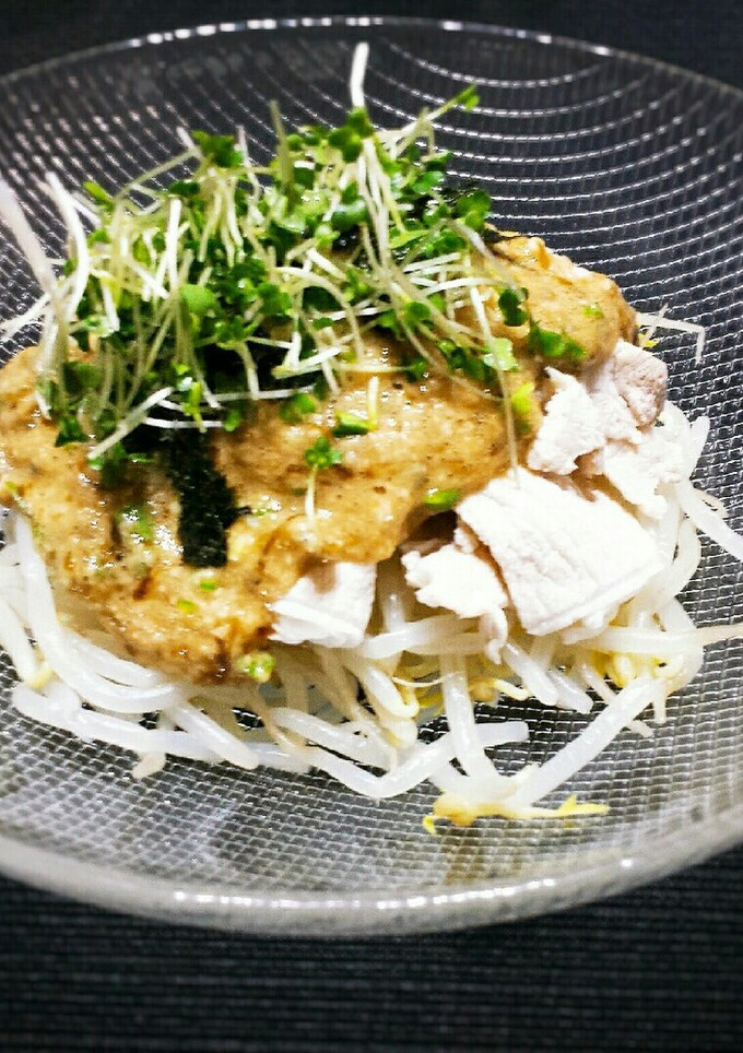冷しゃぶのおくらとろろ掛け～-レシピのメイン写真