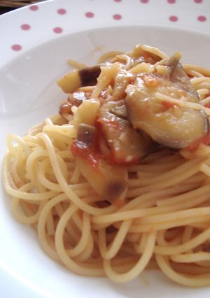 ★簡単美味★ナスのトマトソースパスタ★-レシピのメイン写真