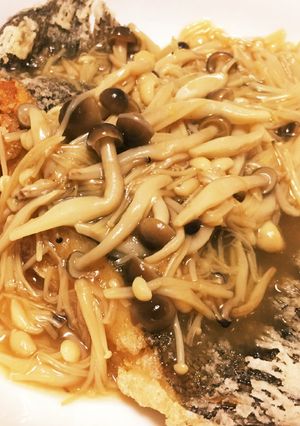 カレイ唐揚げのきの子あんかけ-レシピのメイン写真