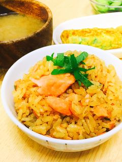 さっぱり美味☆鮭と大葉の炊き込みごはん-レシピのメイン写真