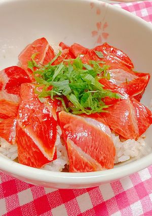 マグロの漬け丼-レシピのメイン写真