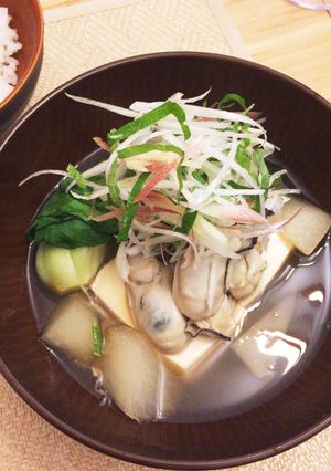 湯豆腐＊あごだしつゆ風味＊プチ鍋-レシピのメイン写真