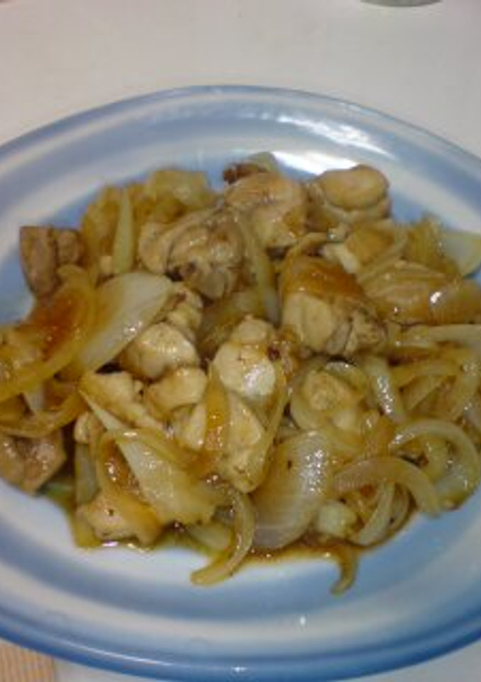 鶏肉と玉ネギの炒め物-レシピのメイン写真
