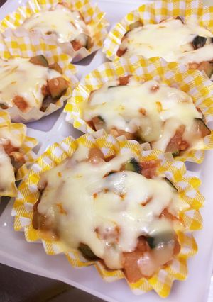 簡単♡ズッキーニのトマトチーズ-レシピのメイン写真