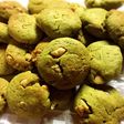クルミとホワイトチョコの抹茶クッキー