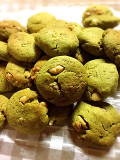 クルミとホワイトチョコの抹茶クッキー-レシピのメイン写真