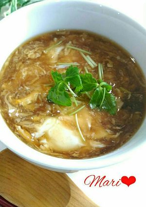 簡単☆あんかけ卵とじうどん-レシピのメイン写真